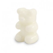 Resin gummy bear kraal 17mm Vanilla white